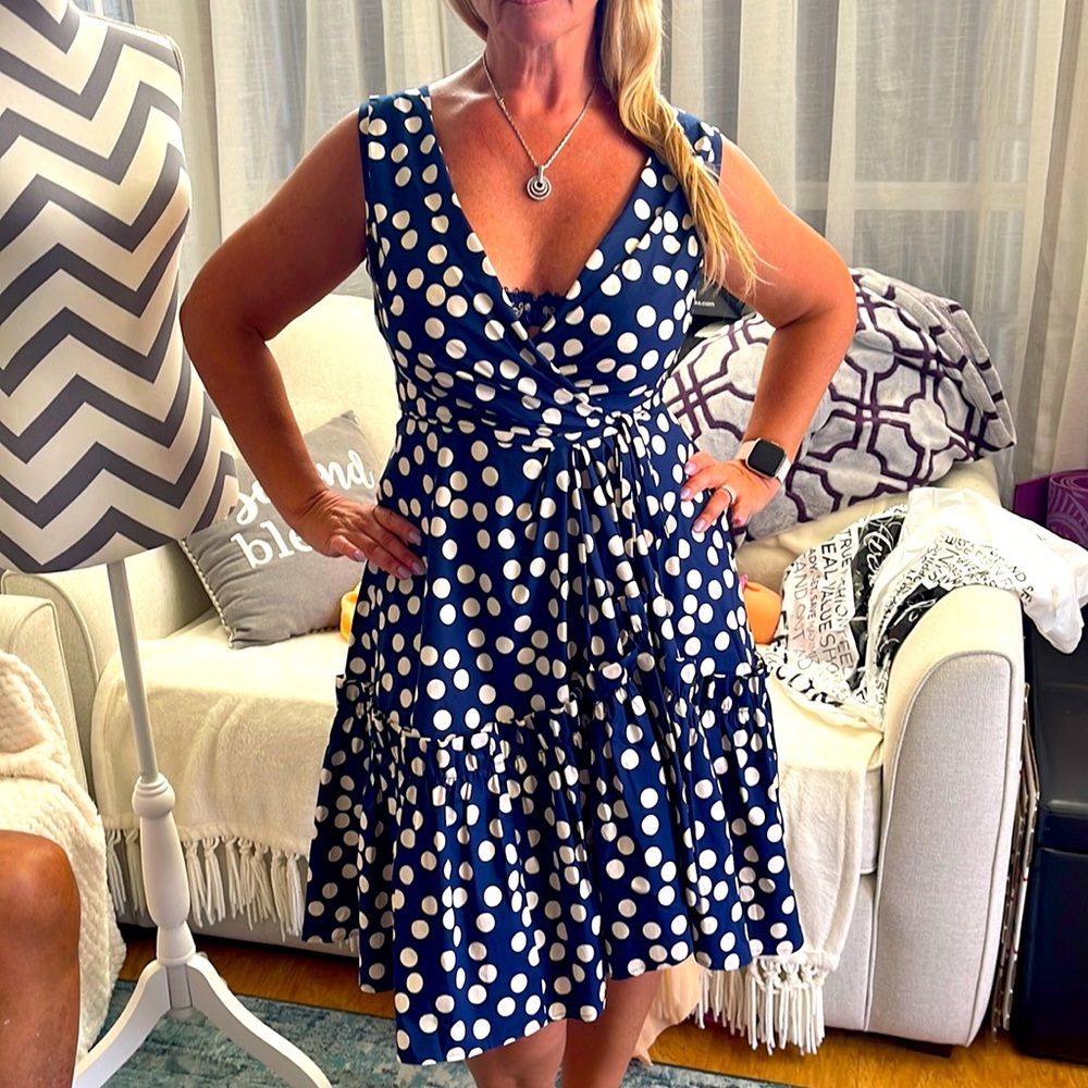 Carolina Herrera Polka Dots Dress